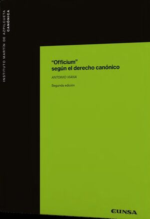 OFFICIUM SEGÚN EL DERECHO CANÓNICO