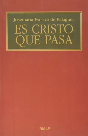 ES CRISTO QUE PASA. (FORMATO BIBLIOTECA)