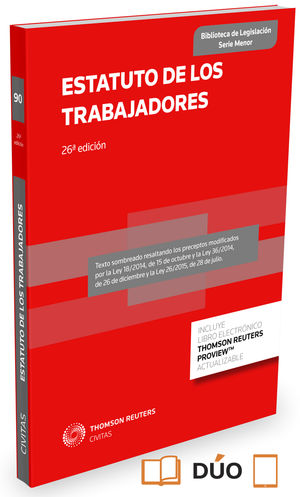ESTATUTO DE LOS TRABAJADORES (PAPEL + E-BOOK)