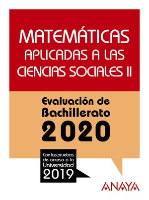 MATEMÁTICAS APLICADAS A LAS CIENCIAS SOCIALES II.