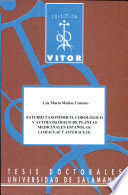 ESTUDIO TAXONÓMICO, COROLÓGICO Y AUTOECOLÓGICO DE PLANTAS MEDICINALES ESPAÑOLAS