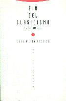 FIN DEL CLASICISMO