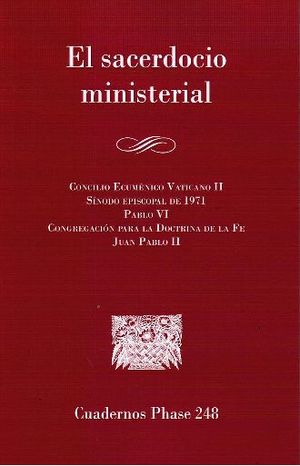 SACERDOCIO MINISTERIAL, EL