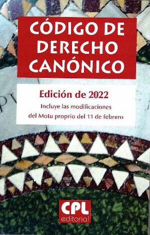 CODIGO DE DERECHO CANONICO ED.2022