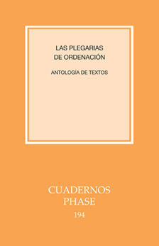 PLEGARIAS DE ORDENACIÓN