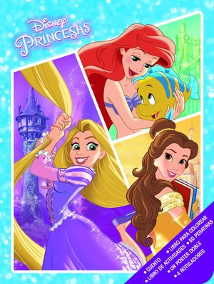 PRINCESAS. CAJA METÁLICA. RAPUNZEL, ARIEL Y BELLA. DISNEY PRINCESA. DISNEY.  Libro en papel. 9788499518633 Librería online San Pablo