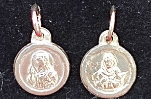 MEDALLA ESCAPULARIO PLATA PEQUEÑA CLP-5