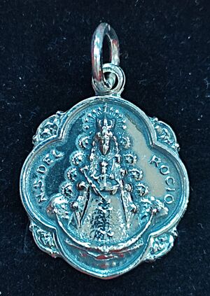 MEDALLA VIRGEN DEL ROCIO REF.1224