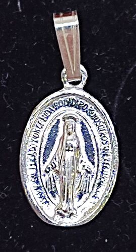 MEDALLA MILAGROSA PLATA 1 LEY (N-1 MILAGROSA)