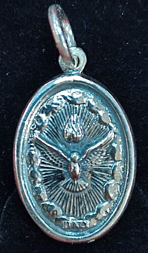 MEDALLA ESPÍRITU SANTO PLATA 12574