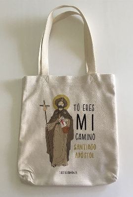 BOLSA TELA TÚ ERES MI CAMINO (SANTIAGO) MOSES