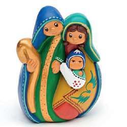 NACIMIENTO FAMILIA AZUL 8X10CM - DM_5945