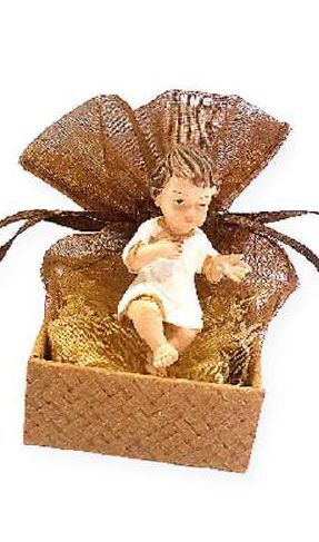 NIÑO JESÚS PLÁSTICO COLOR EMBOLSADO 5 CM  -  P-168