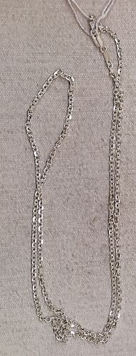 CADENA DE PLATA FORZADA 80/70F
