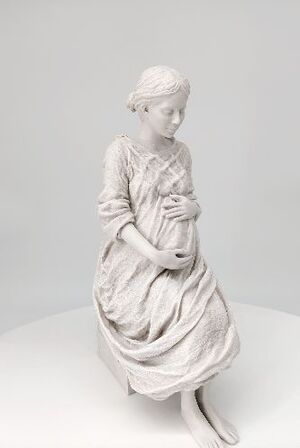 MADRE DE LA ESPERANZA  PEQUEÑA  SIN AUREOLA 21 CM