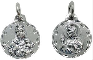 MEDALLA ESCAPULARIO PLATA 12701