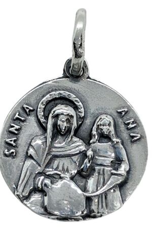 MEDALLA SANTA ANA PLATA 12696