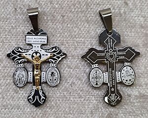 CRUZ DEL PERDON ACERO GRABADO LASER