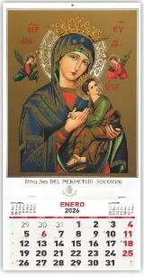 CALENDARIO PARED 2026 (42X23,5) PERPETUO SOCORRO