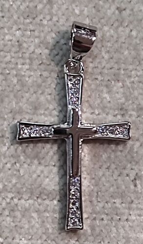 CRUZ CIRCONITAS PLATA 55366