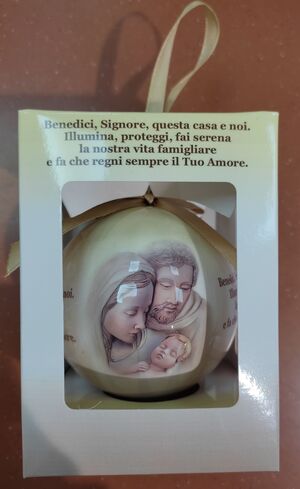 BOLA SAGRADA FAMILIA 75MM