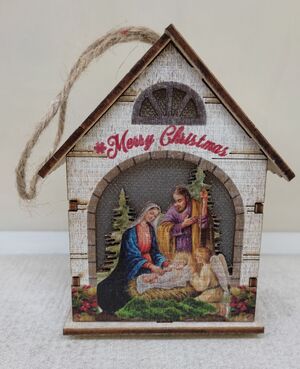 COLGANTE CABAÑA 7X9,5 3D LUZ LED