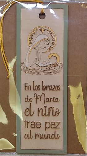 MARCAPAGINAS EN LOS BRAZOS MOD.2 NAVIDAD