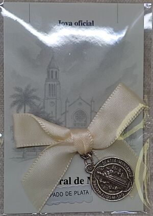 LAZADA CUNA SAN BENITO METAL 16MM BAÑO PLATA 5 MICRAS