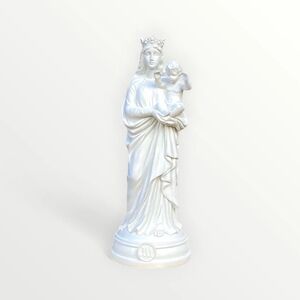 IMAGEN VIRGEN CON NIÑO RESINA 30 CM. BLANCA