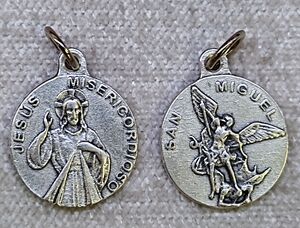 MEDALLA S.MIGUEL/DIVINA MISERICORDIA PLATEADA Ø 18 MM. - 60.464.30 005007