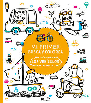 MI PRIMER BUSCA Y COLOREA LOS VEHICULOS