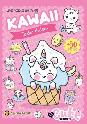 JUEGO Y COLOREO CON STICKERS KAWAII (1)