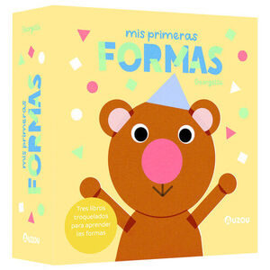 MIS PRIMERAS FORMAS. COFRE CON TRES LIBROS PARA BEBÉS