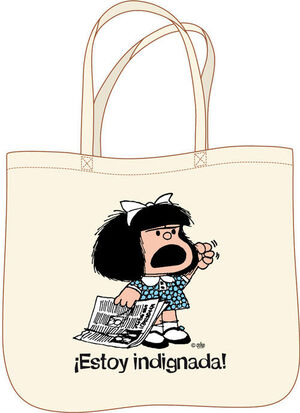 BOLSA MAFALDA. TOTE BAG ESTOY INDIGNADA