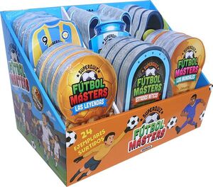 ESTUCHE CON 24 EJEMPLARES SURTIDOS FÚTBOL MÁSTERS