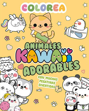 COLOREA KAWAII ANIMALES ADORABLES
