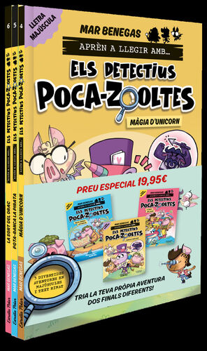 PACK APREN A LLEGIR AMB... ELS DETECTIUS POCA-ZOOL