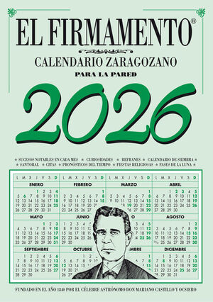 CALENDARIO PARED ZARAGOZANO 2026