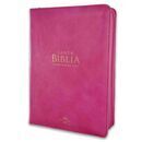 BIBLIA RVR60 PORTATIL L/GRANDE 11 PTOS CIERRE FUCSIA