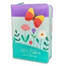 BIBLIA RVR60 DE BOLSILLO PRIMOR LILA AZUL TURQUESA